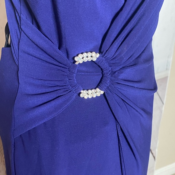 Elegant Navy Blue Dress - Picture 4 of 13